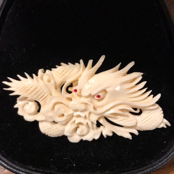 Antique Jewelry - Fabulous antique dragon brooch